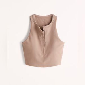 YPB sculptLUX Plunge Henley Slim Tank Size XS